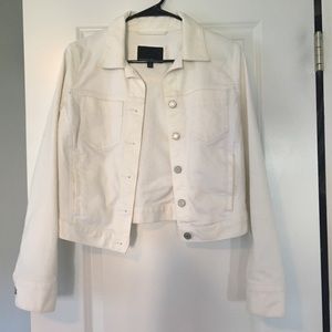Banana Republic white denim jacket XS